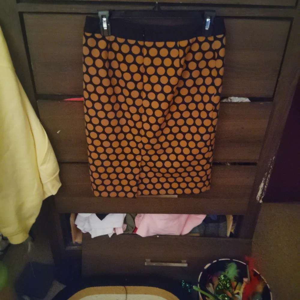 TALBOTS Polka Dot Pencil Skirt - Size 2